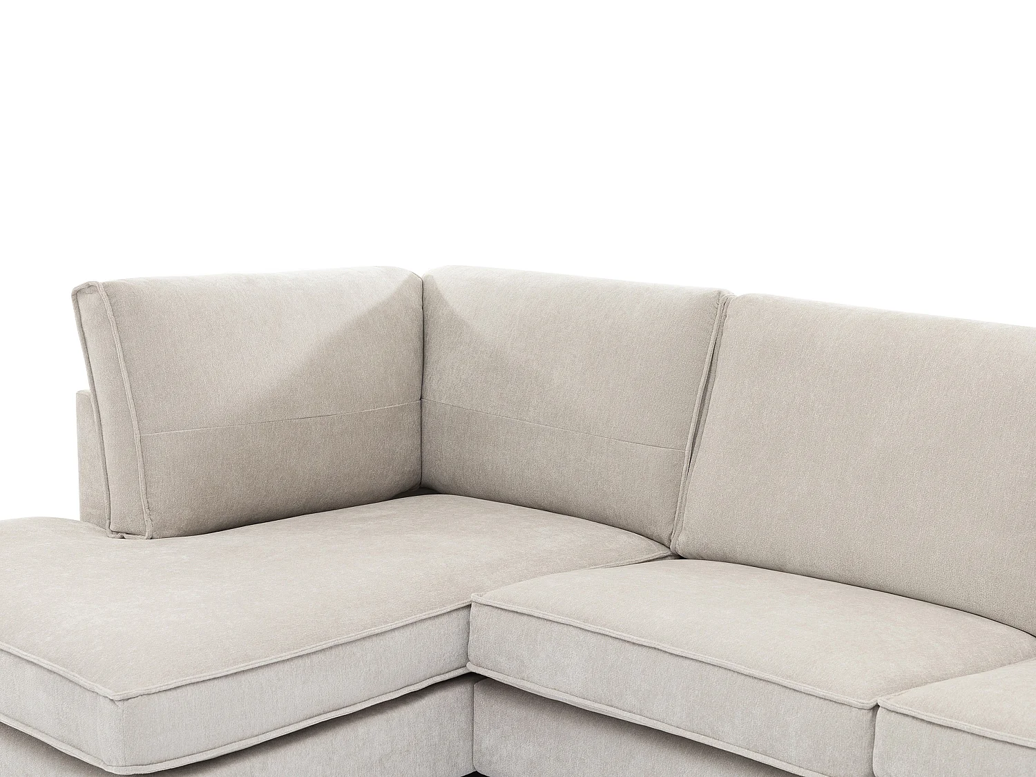 Divano in Tessuto Beige - Angolo a sinistra - APRICALE