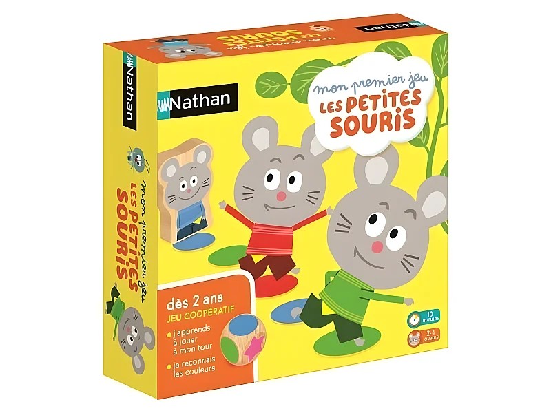 NATHAN - Mon Premier Jeu les Petites Souris - Jeu de Societe