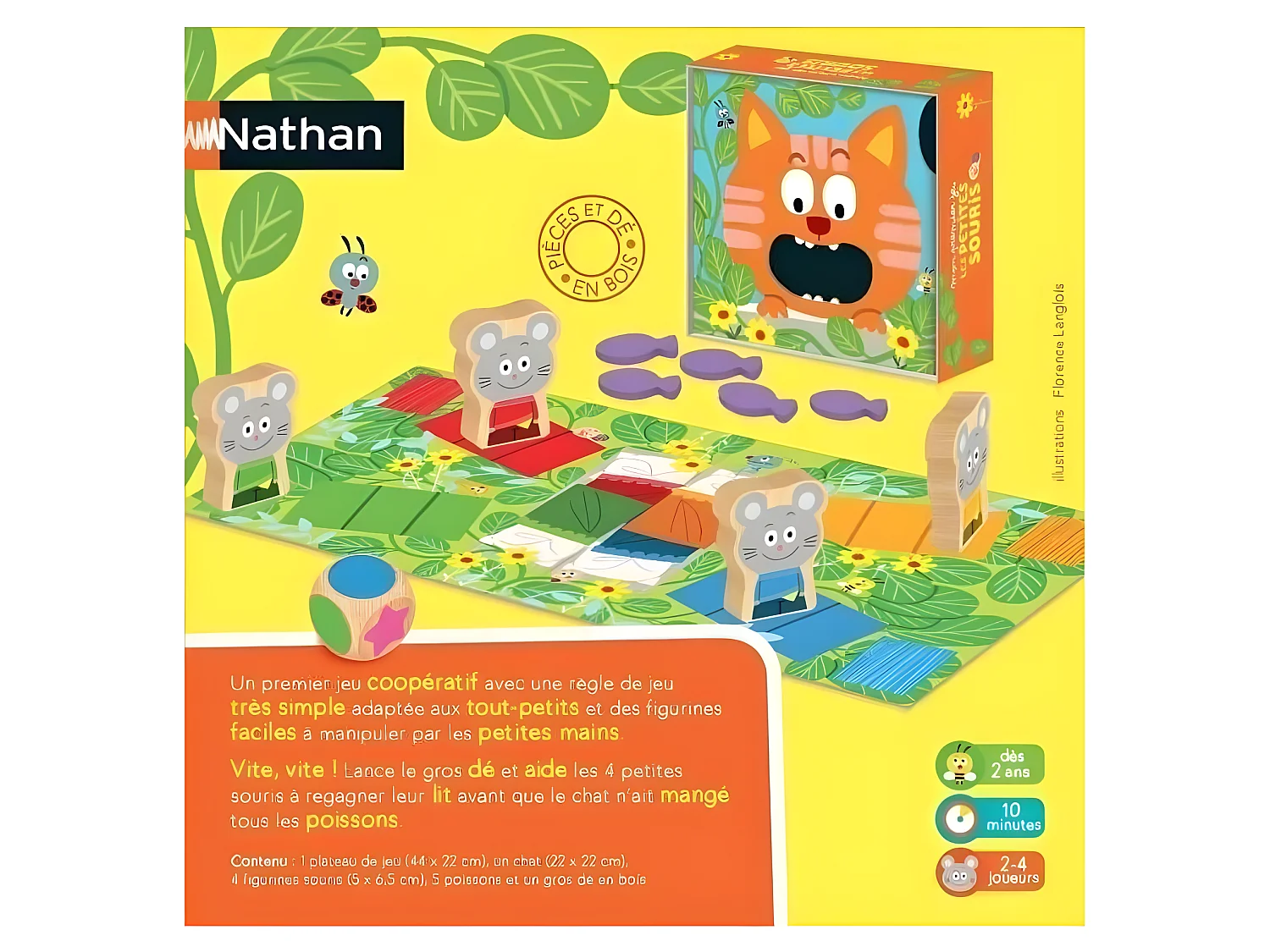 NATHAN - Mon Premier Jeu les Petites Souris - Jeu de Societe