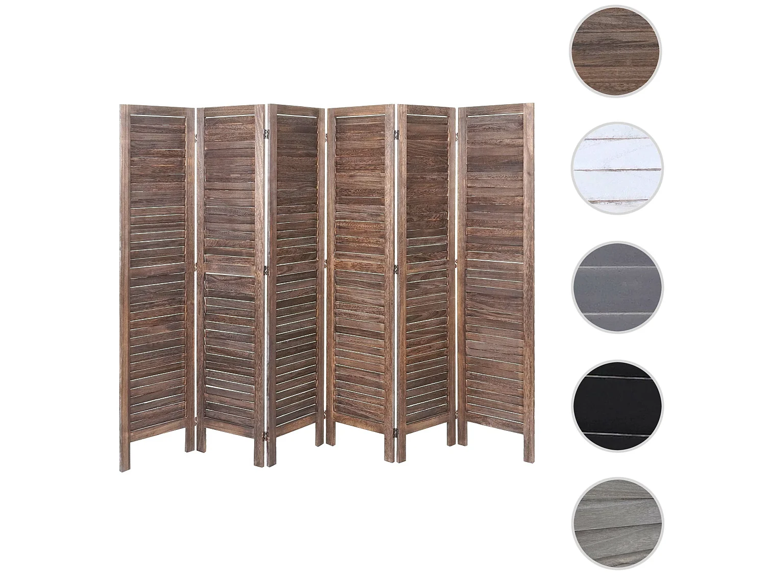 Paravent MCW-G30,  marron