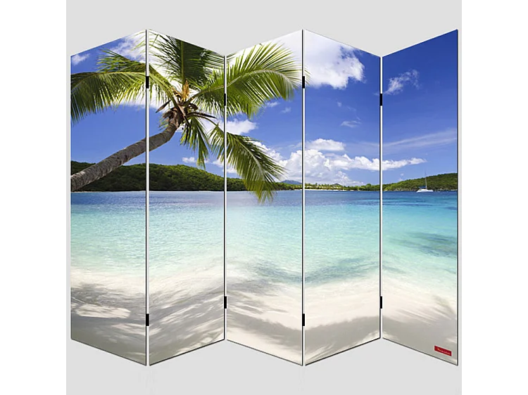 Paravent photo Bagheria,  200x180cm, motif plage