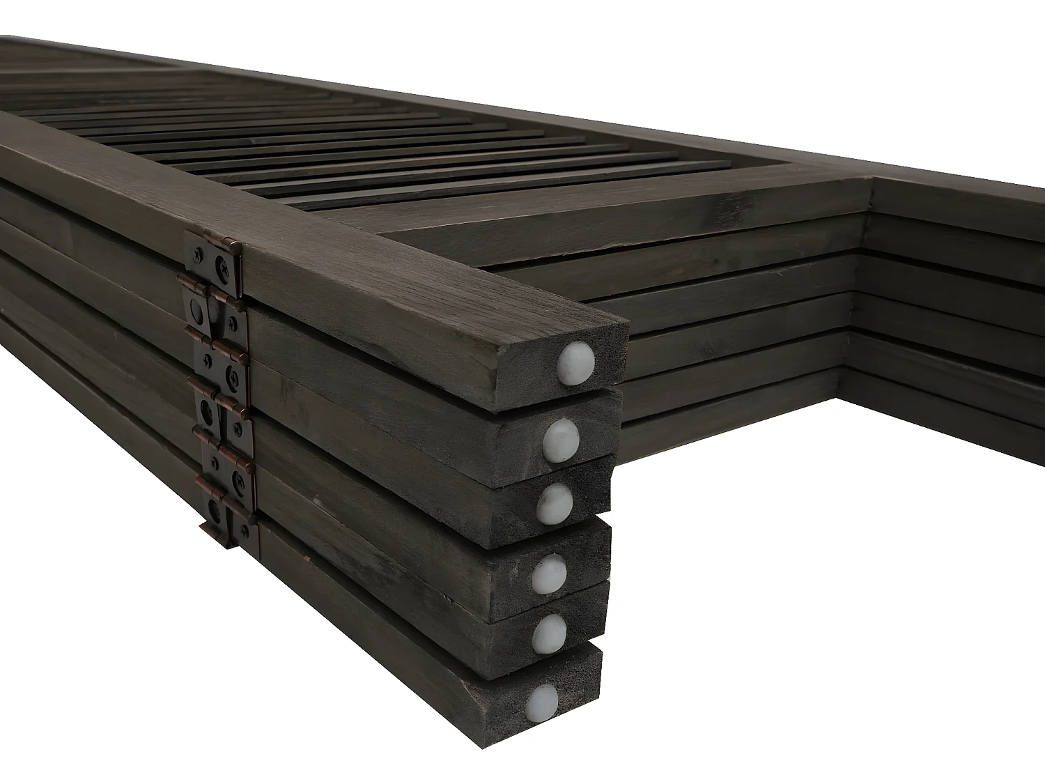 Paravent MCW-G30, Grau-braun