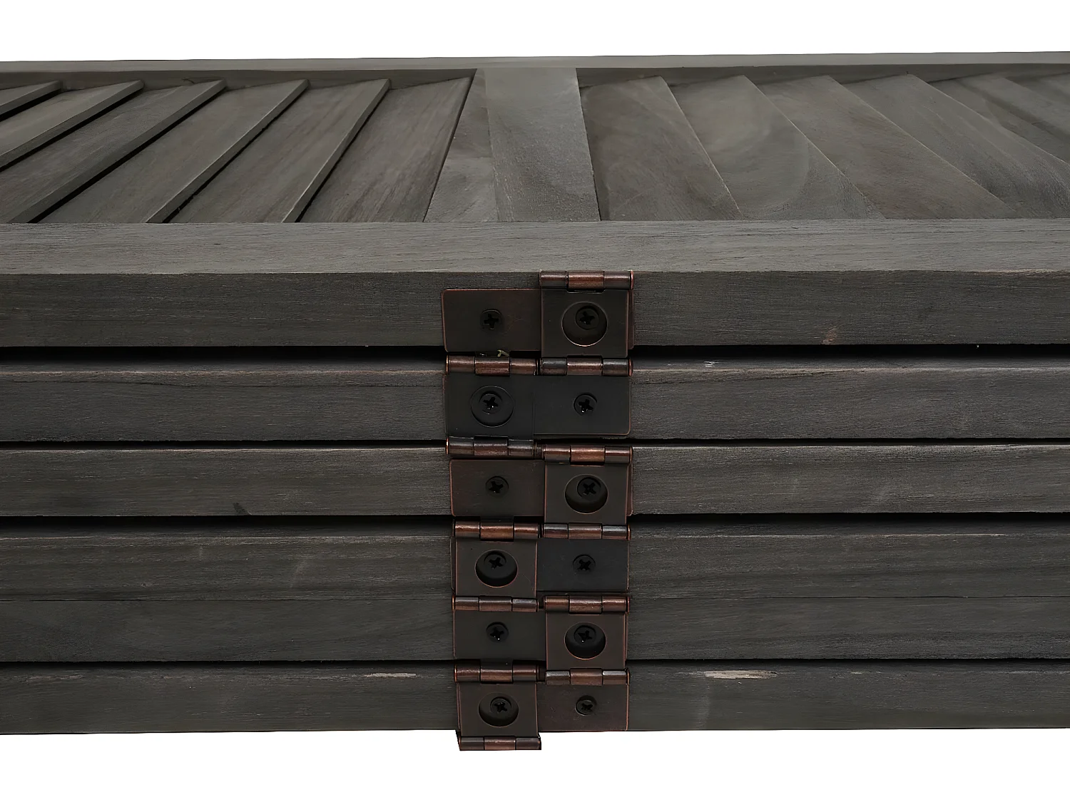 Paravent MCW-G30, Grau-braun