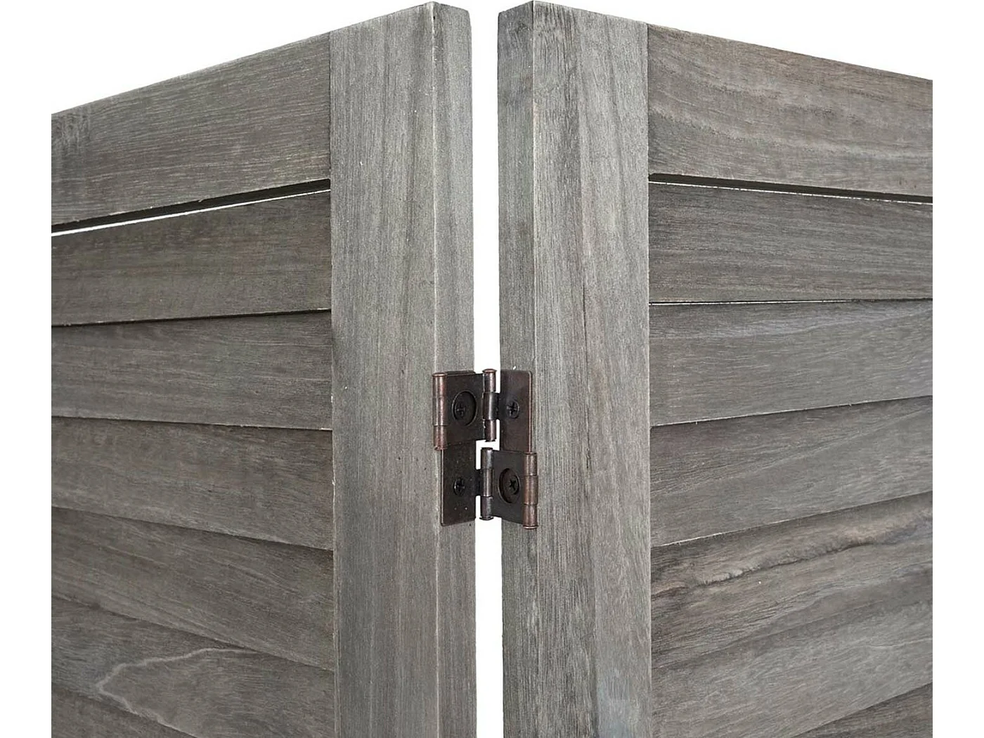 Paravent MCW-G30, Grau-braun