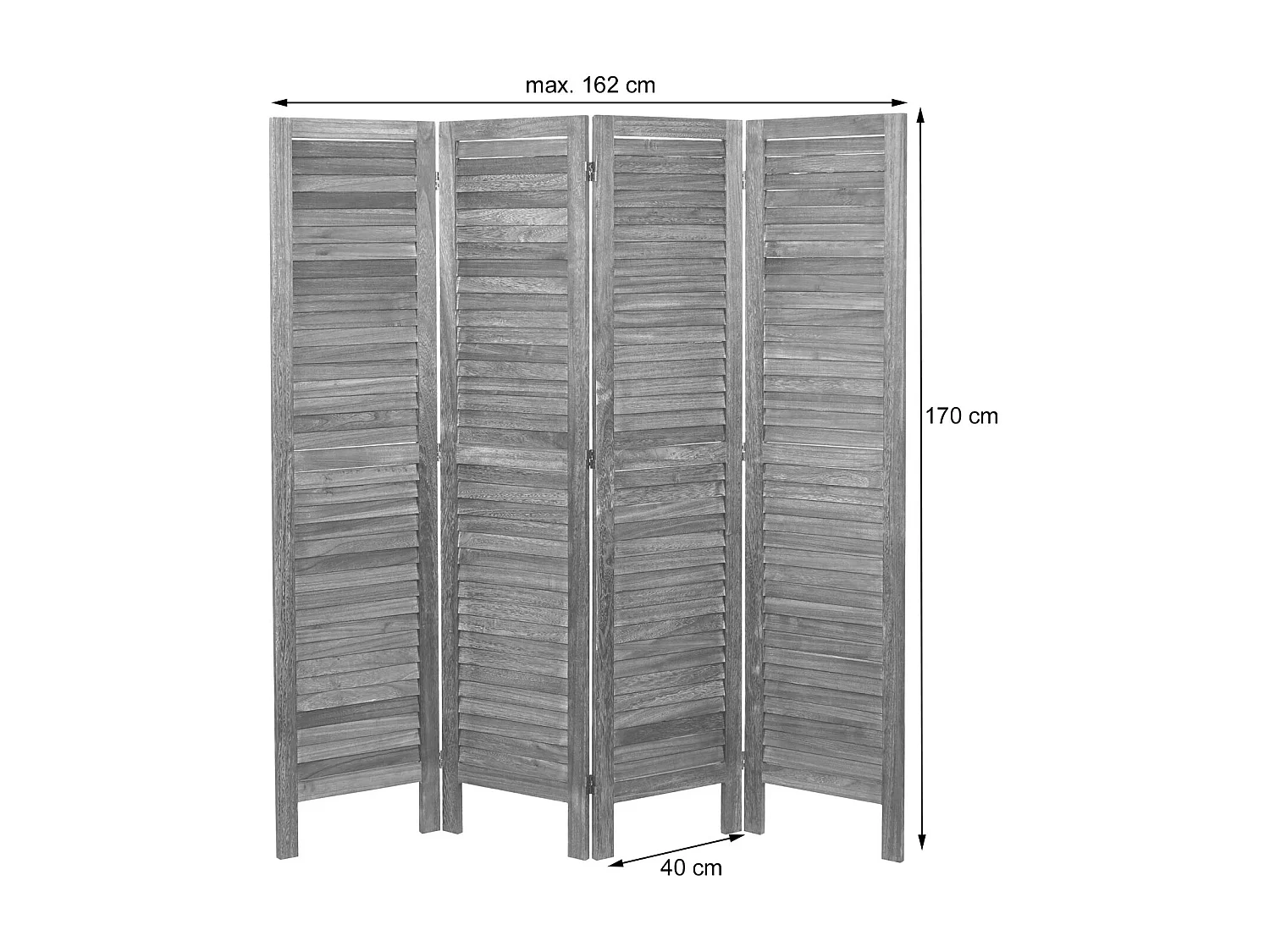 Paravent MCW-G30,  wit