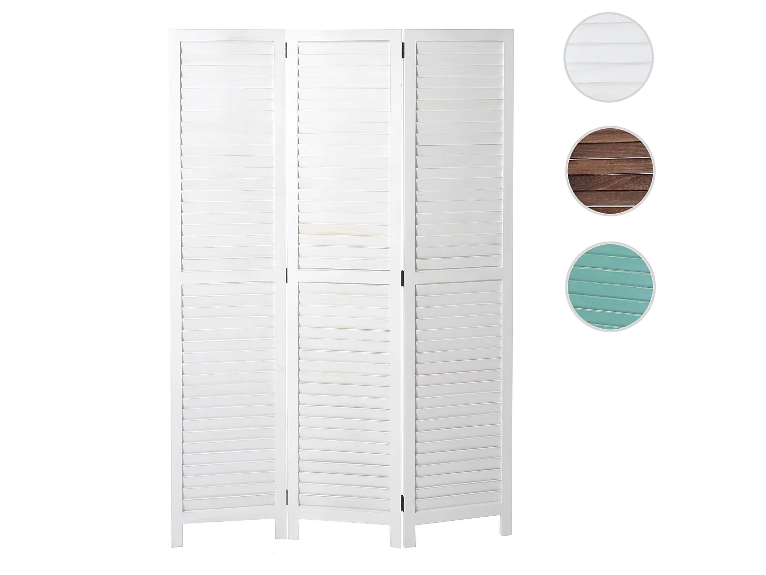 Paravent MCW-C30,  blanc