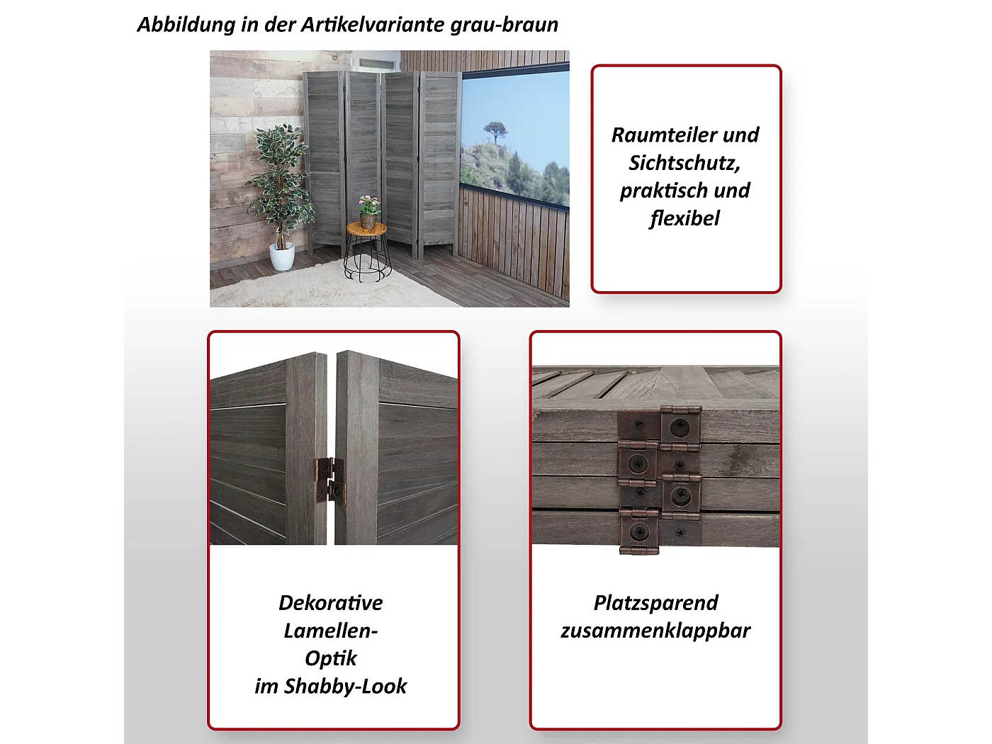 Scherm MCW-G30,  bruin