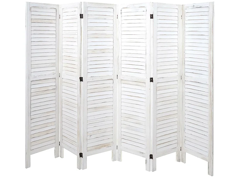 Paravent MCW-G30, Weiß