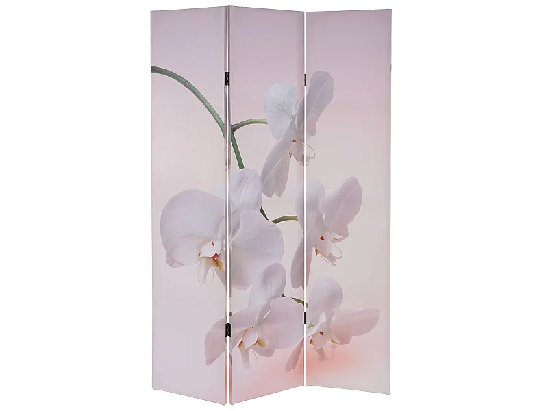 Paravent photo Bagheria,  motif orchidée 180x120cm