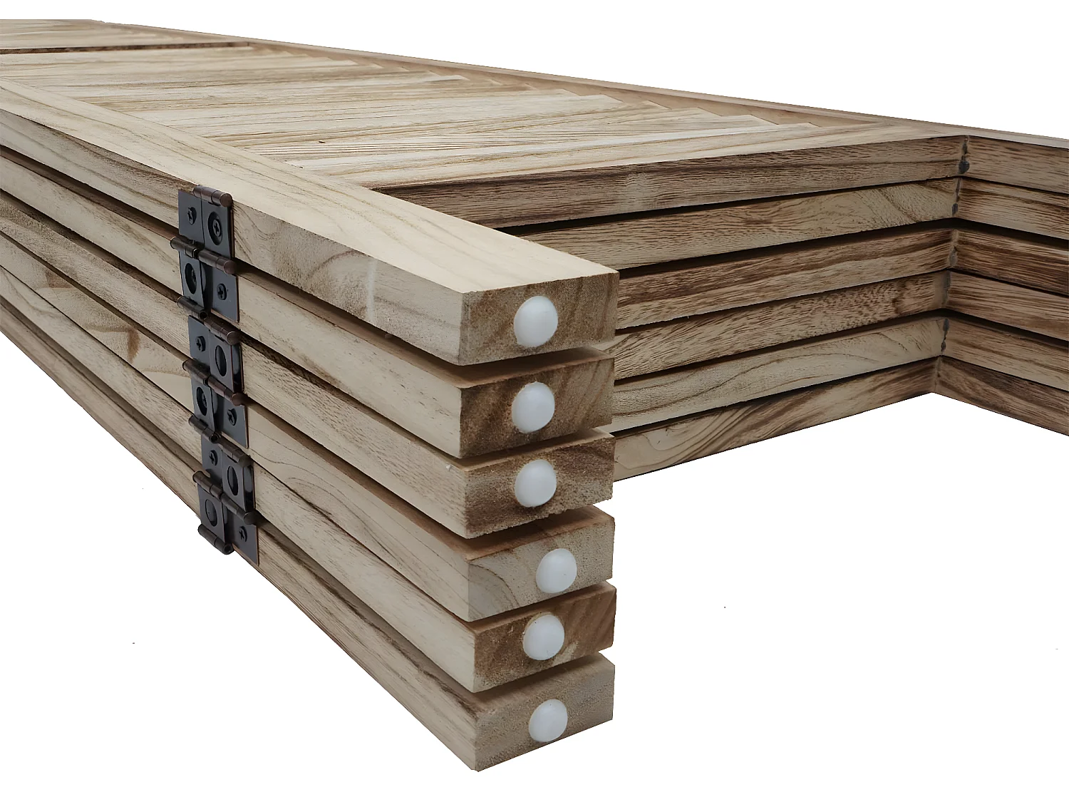 Paravent MCW-G30,  lichtbruin