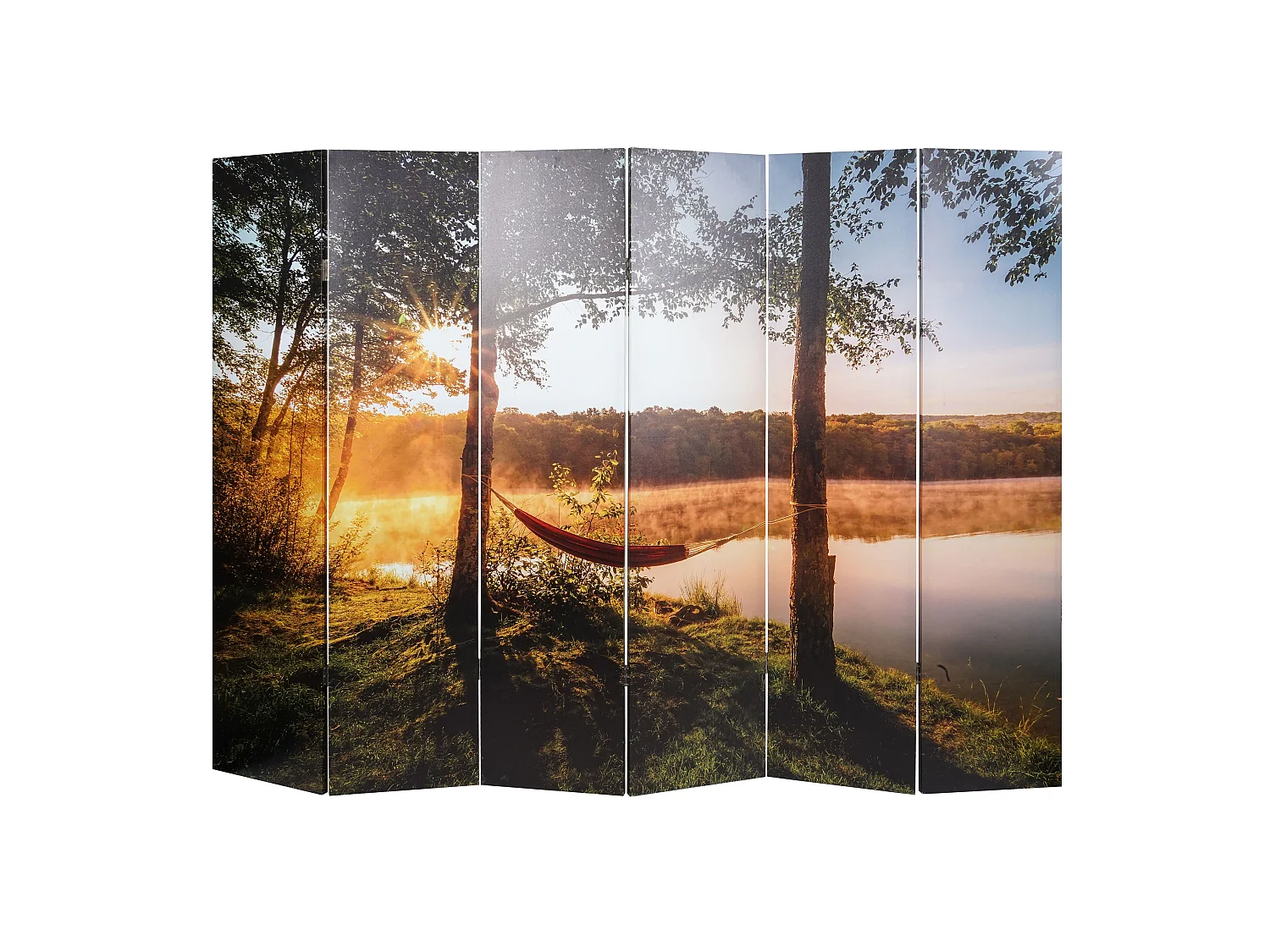Paravent photo avec isolation phonique MCW-L55,  180x245cm Waldsee