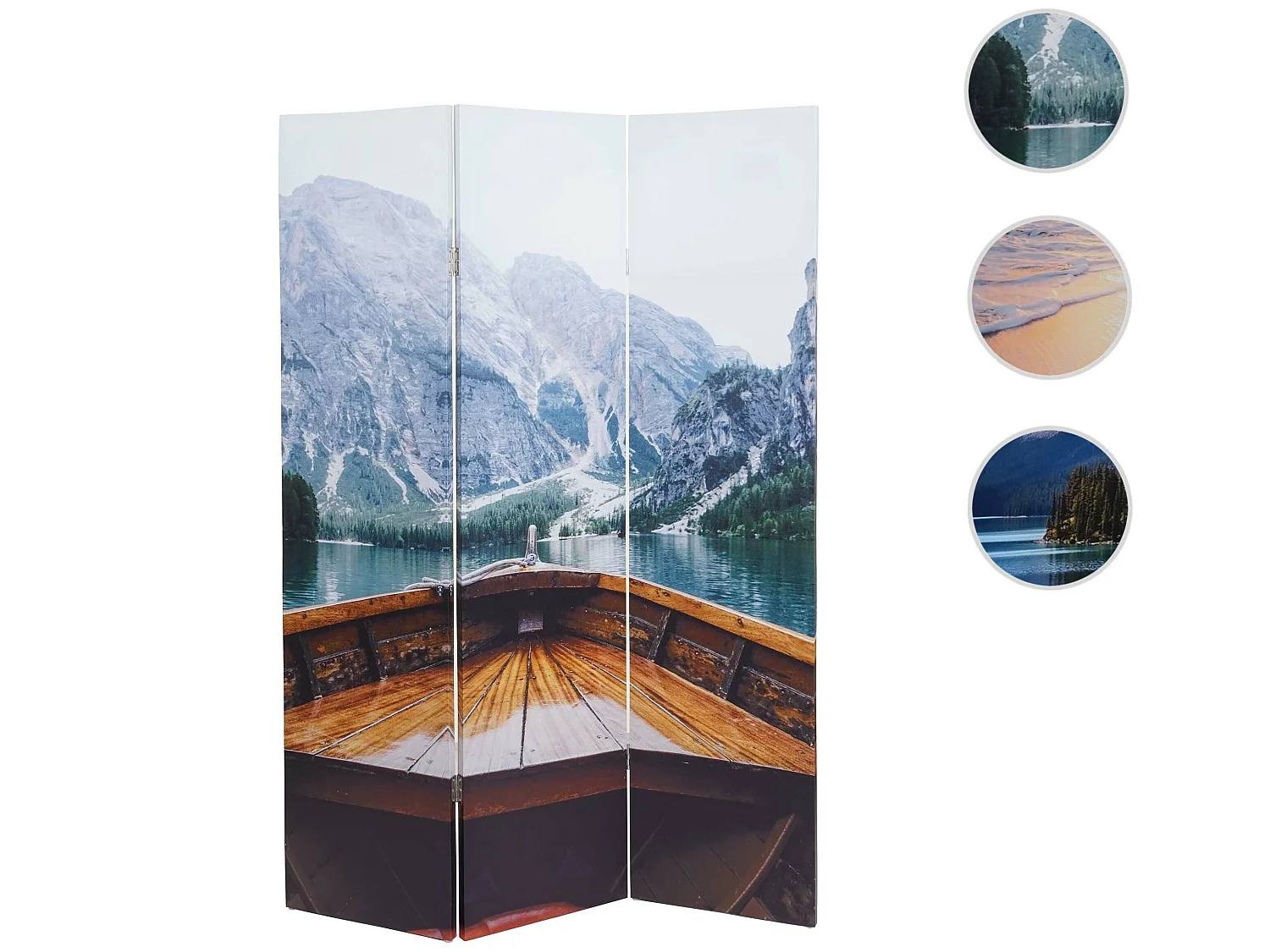 Foto-Paravent MCW-A83, 180x121cm Boot