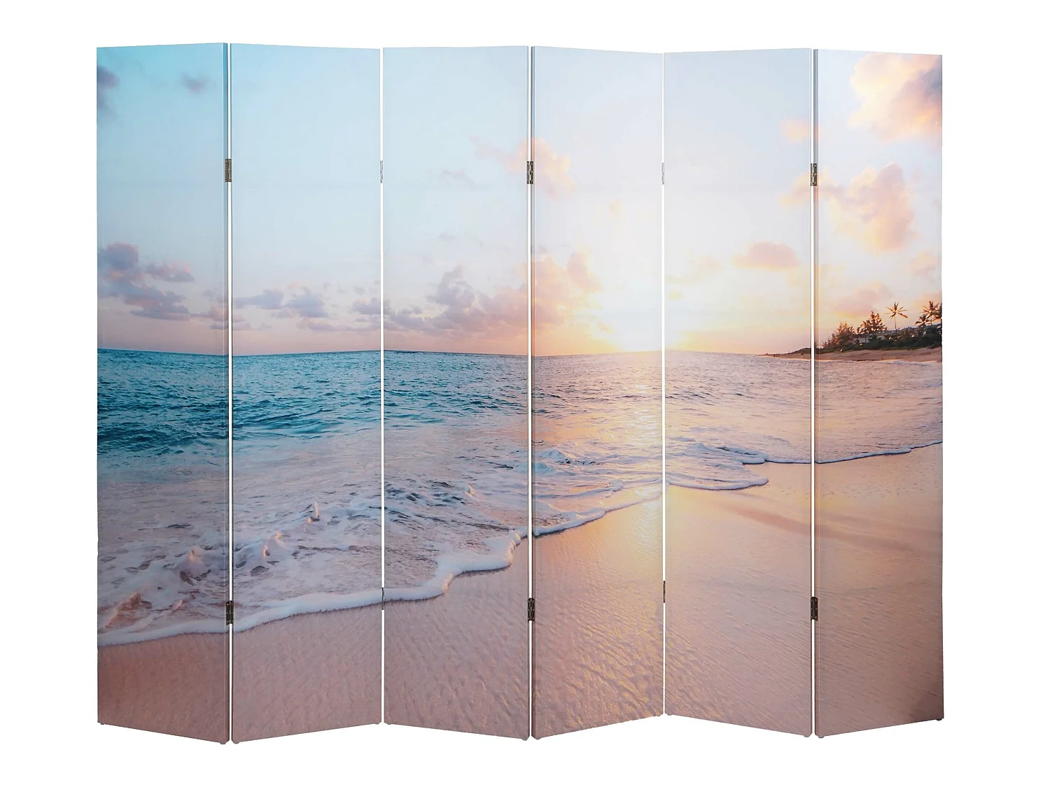 Paravent photo MCW-A83,  180x244cm océan