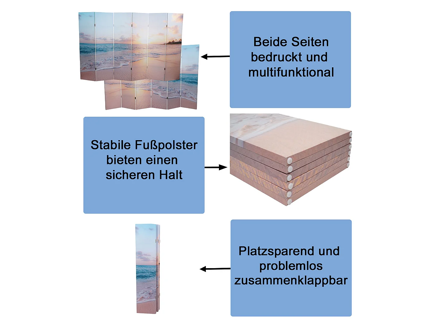 Ecrã fotográfico MCW-A83,  180x244cm Ocean