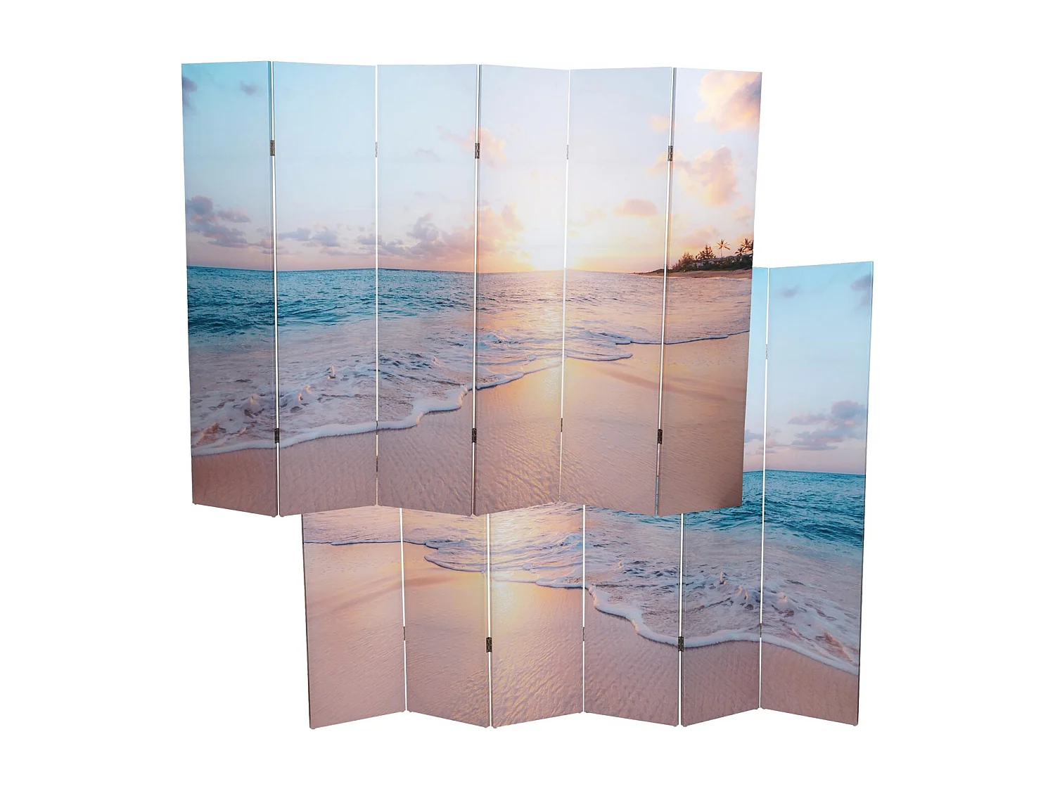 Paravent photo MCW-A83,  180x244cm océan