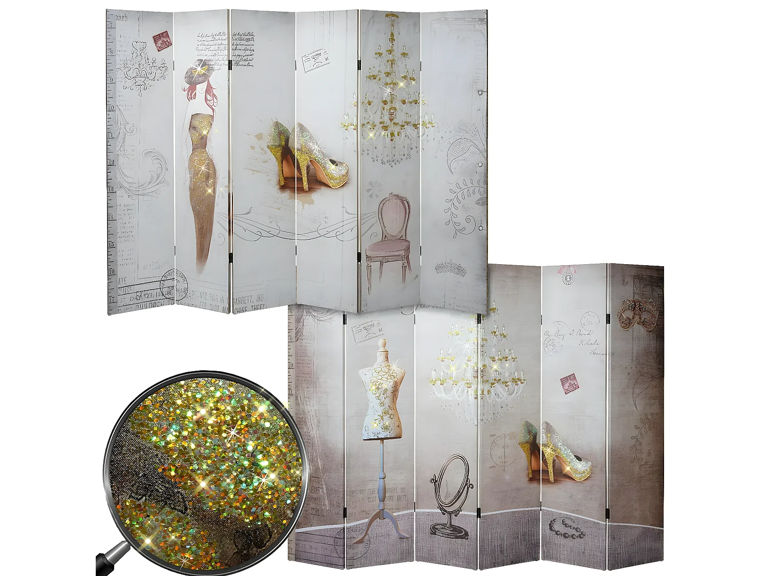 Paravent photo Retro,  180x240cm