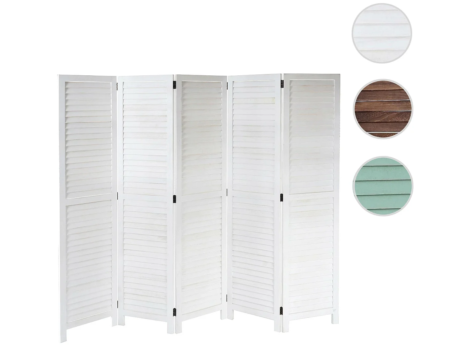 Paravent MCW-C30,  blanc