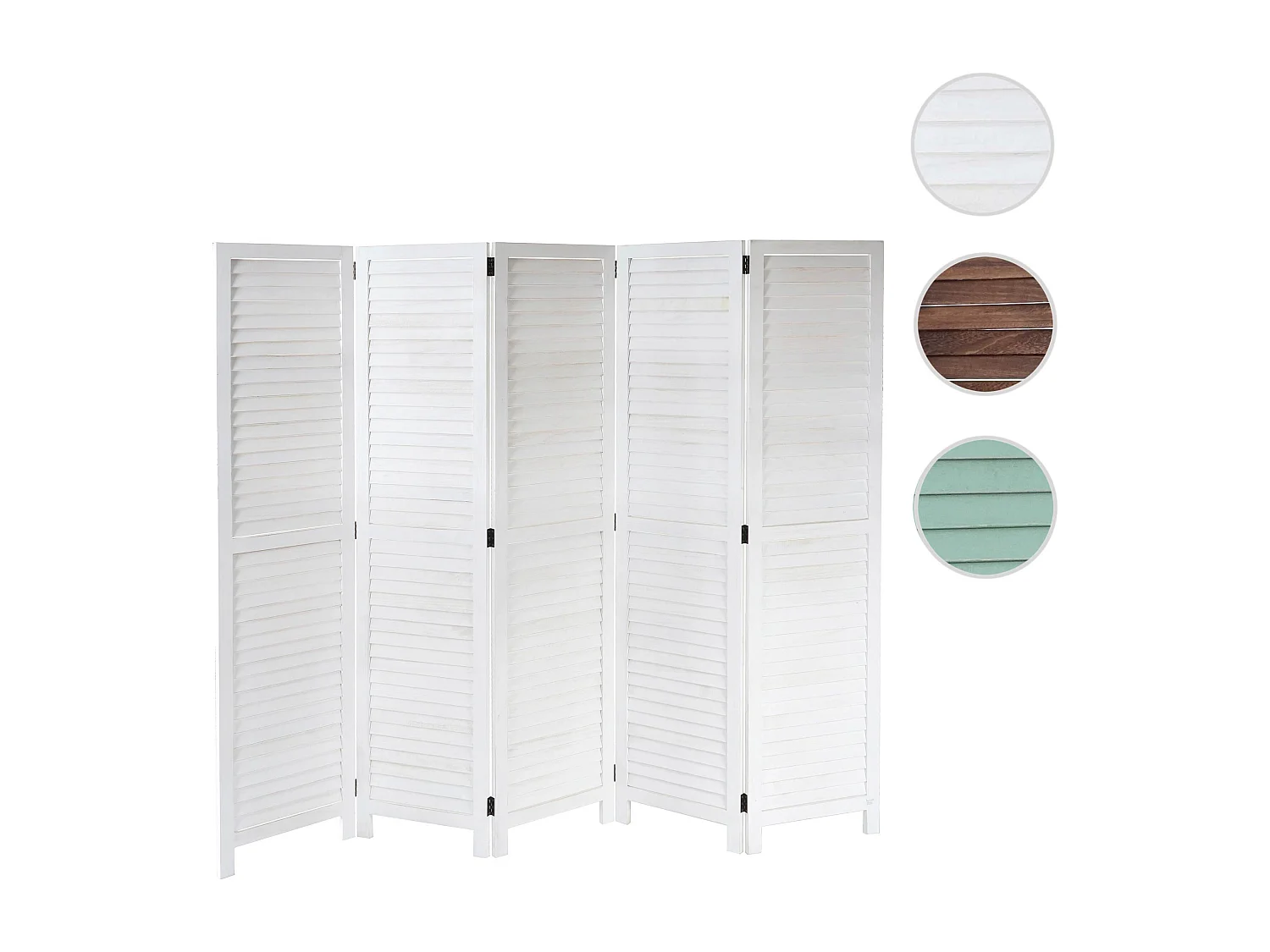 Paravent MCW-C30,  blanc