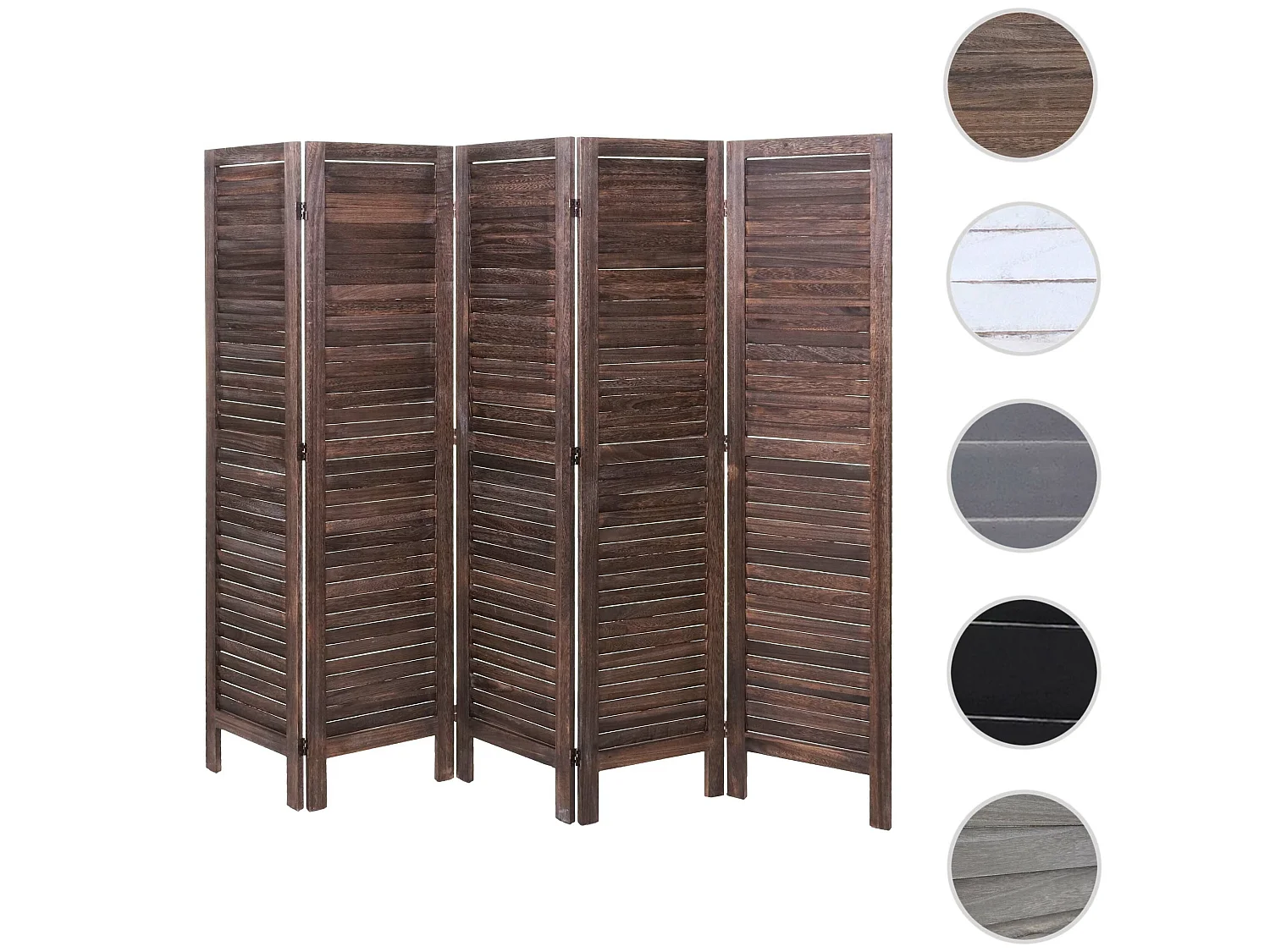 Paravent MCW-G30,  marron