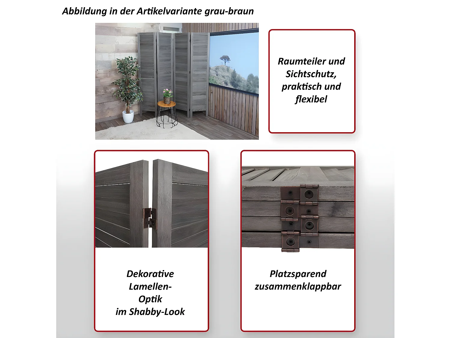 Scherm MCW-G30,  grijs