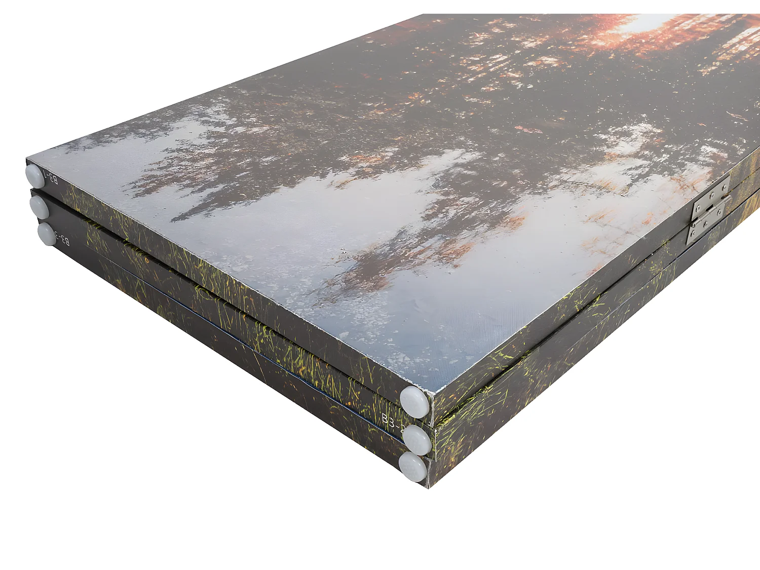 Fotoscherm met geluidsisolatie MCW-L55,  180x122cm Waldsee