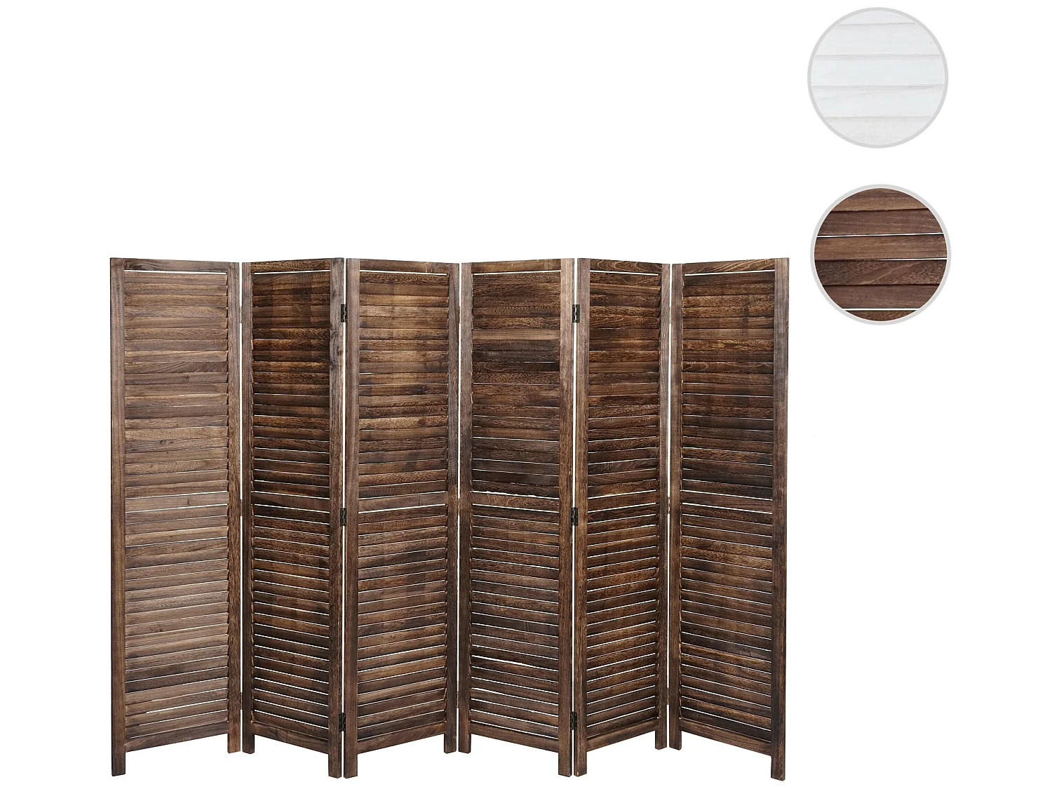 Paravent MCW-C30,  brun