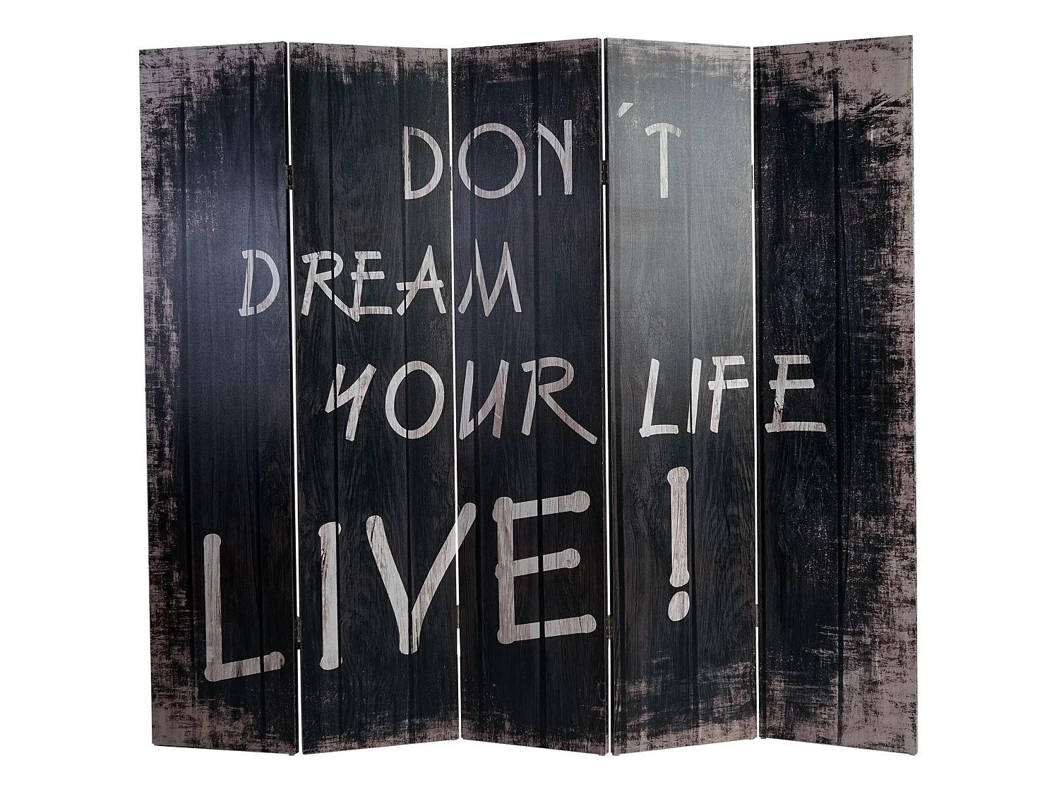 Paravent photo Retro,  motif dicton 180x200cm