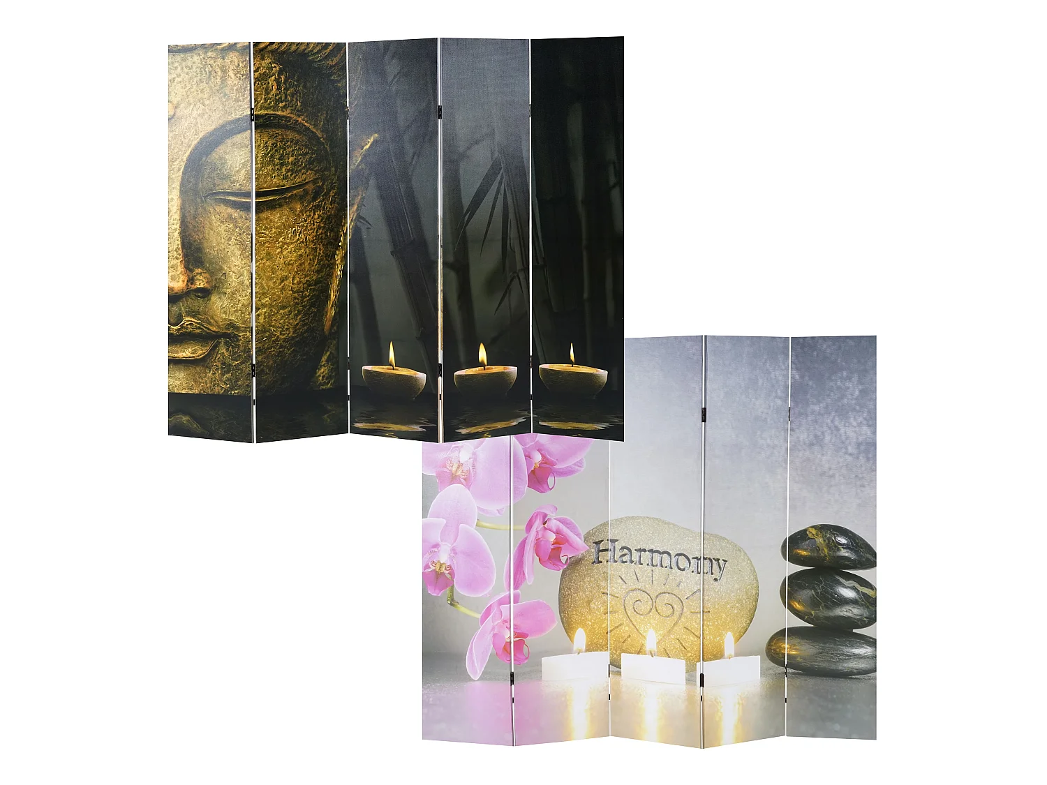 Paravent photo Oriental,  motif Bouddha 180x200cm