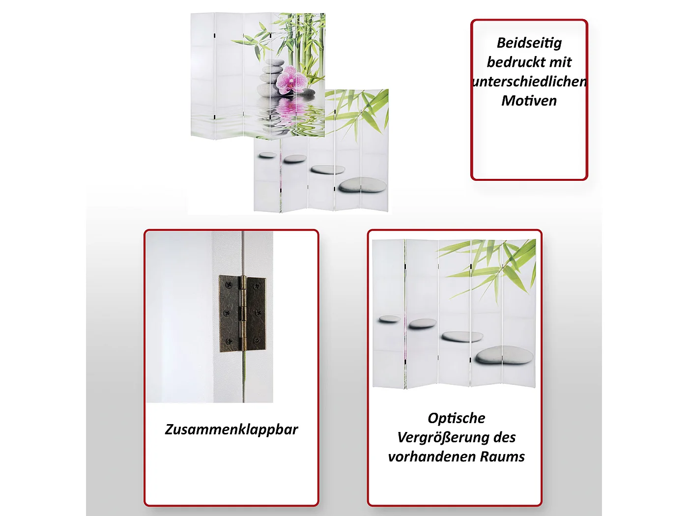 Paravent photo T234,  motif Kho Samui 180x200cm