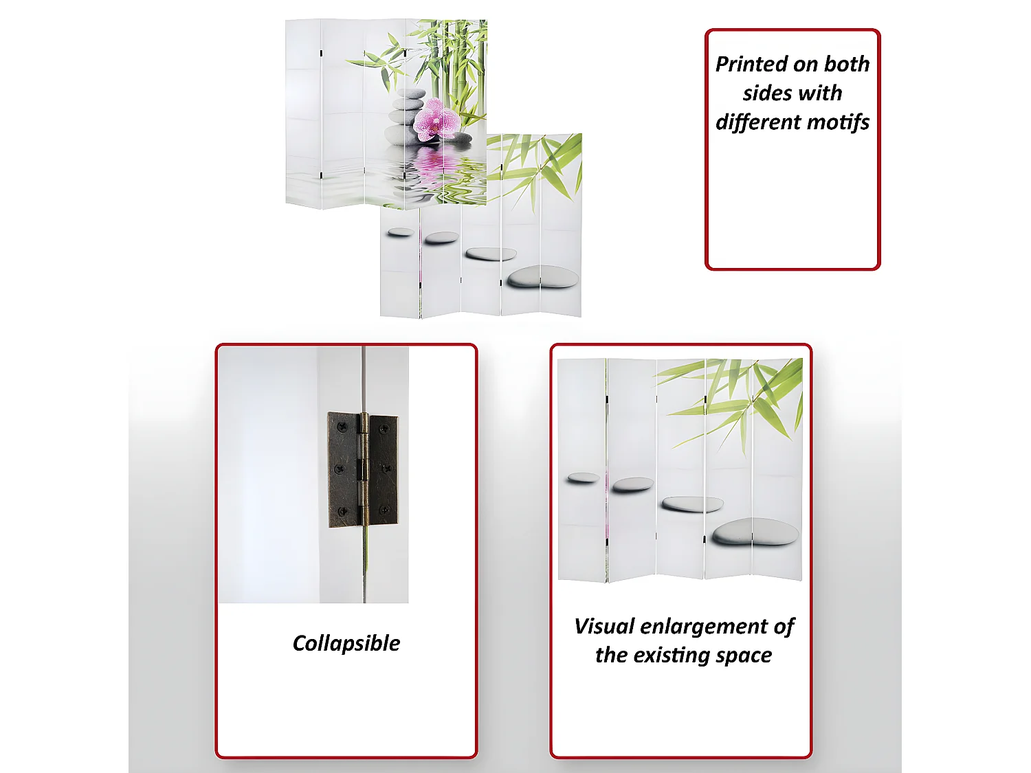 Paravent photo T234,  motif Kho Samui 180x200cm