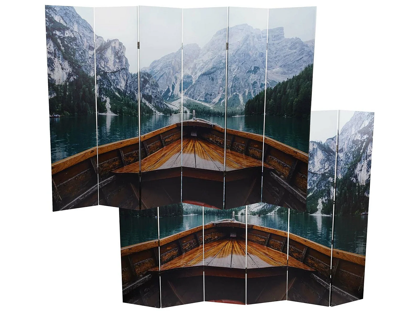 Paravent photo MCW-A83,  180x244cm bateau