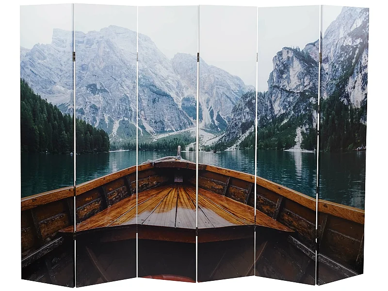 Foto-Paravent MCW-A83, 180x244cm Boot