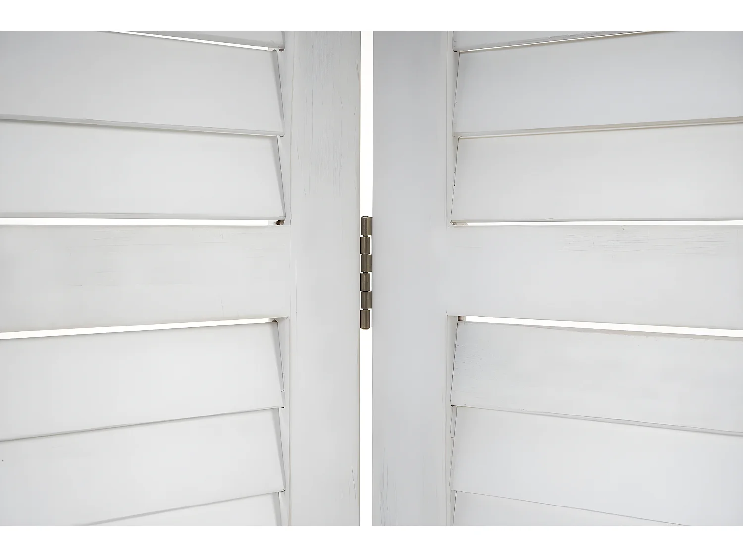 Paravent MCW-C30,  blanc shabby