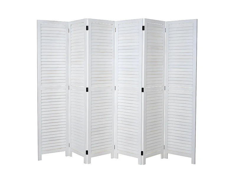 Paravent MCW-C30, Weiß