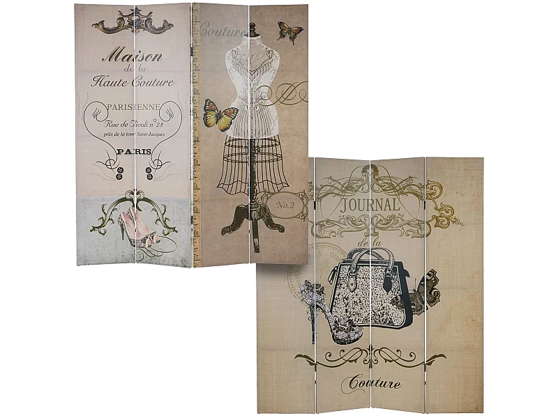 Paravent photo Bagheria,  motif boudoir 180x160cm