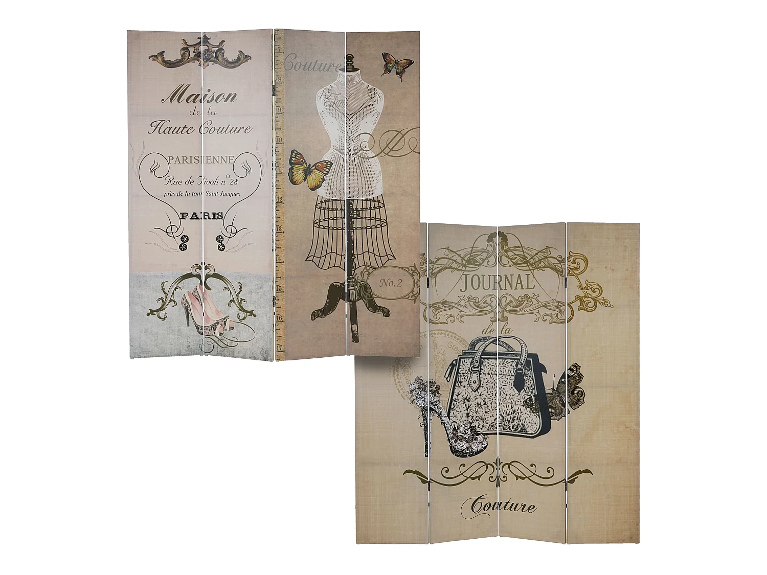 Paravent photo Bagheria,  motif boudoir 180x160cm