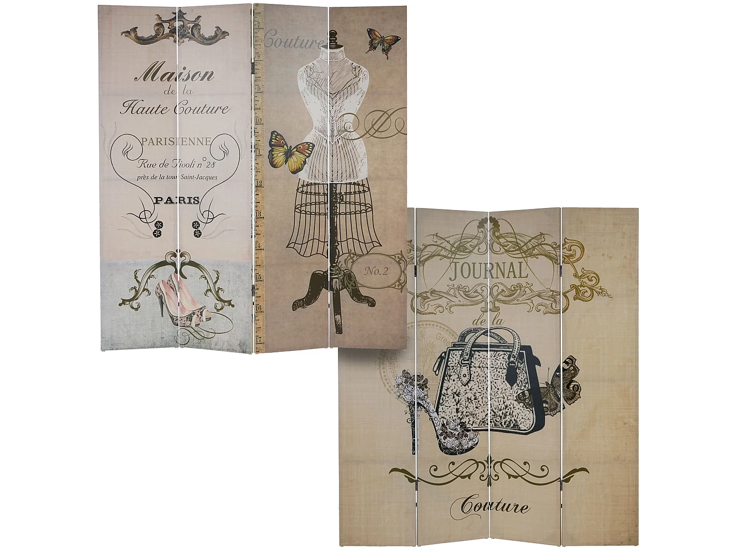 Paravent photo Bagheria,  motif boudoir 180x160cm