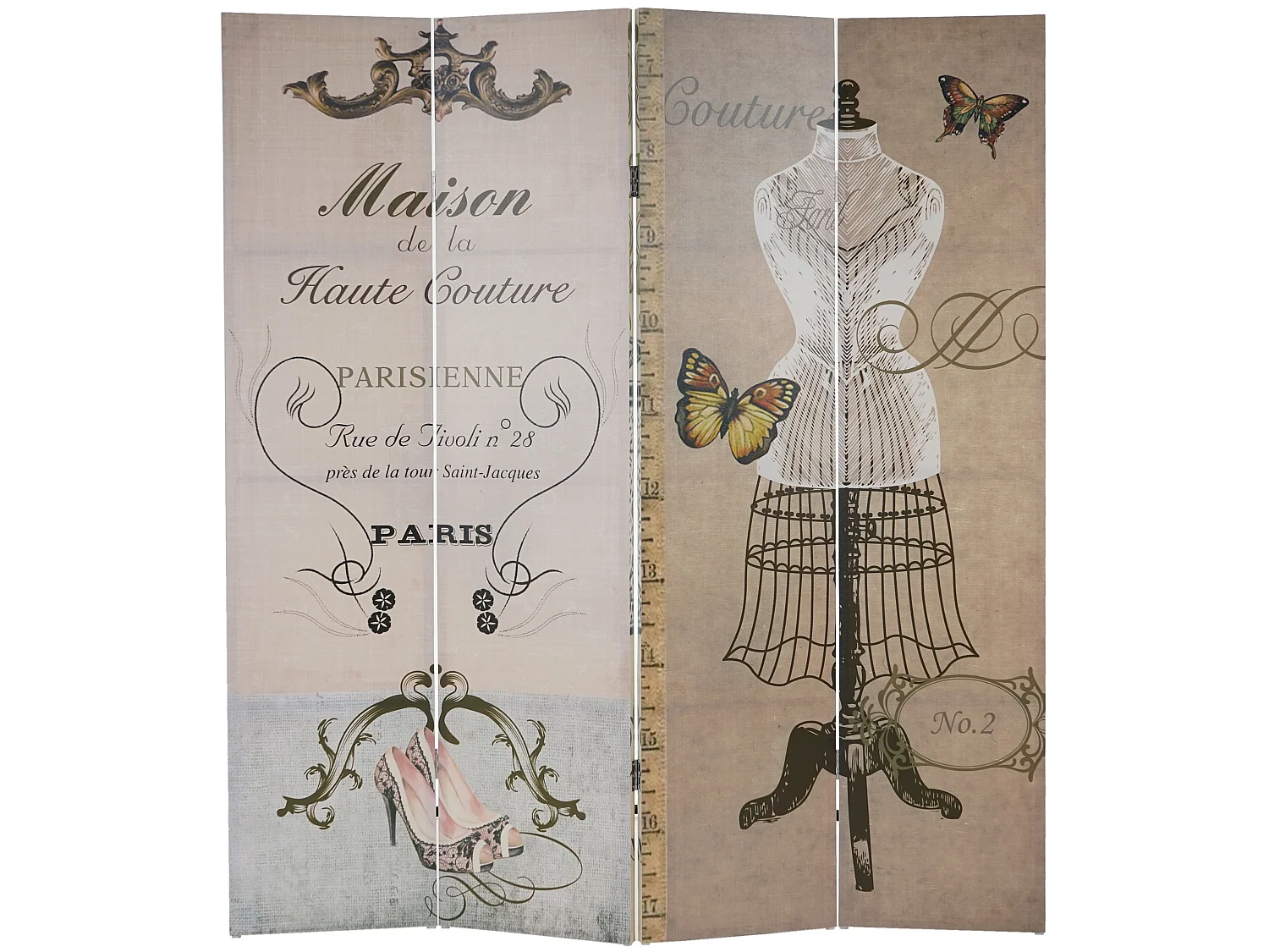 Paravent photo Bagheria,  motif boudoir 180x160cm