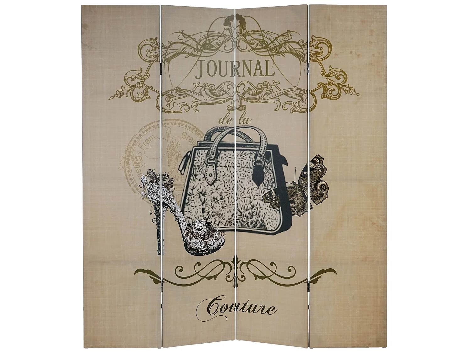 Paravent photo Bagheria,  motif boudoir 180x160cm