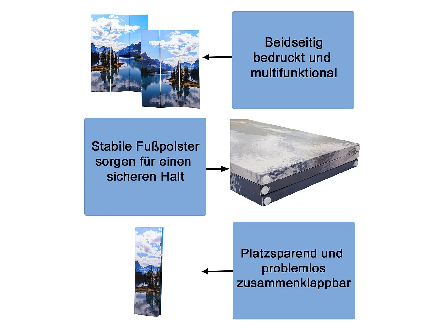 Foto scherm MCW-A83,  180x121cm Meer