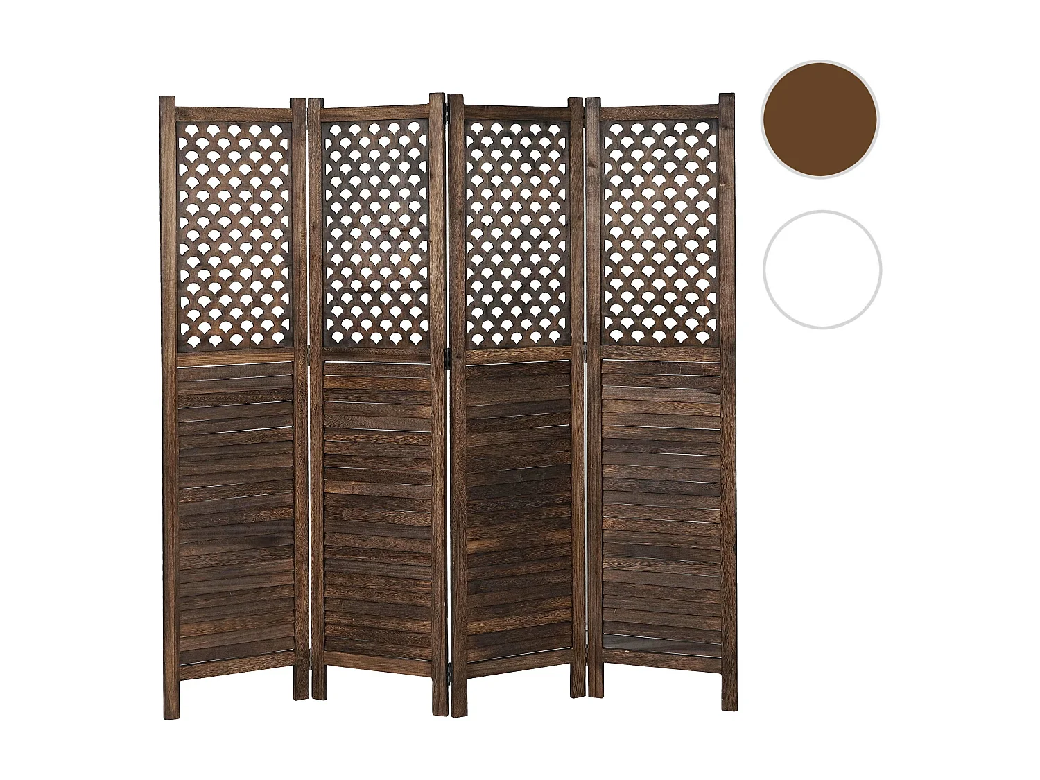 Paravent MCW-A84,  bruin