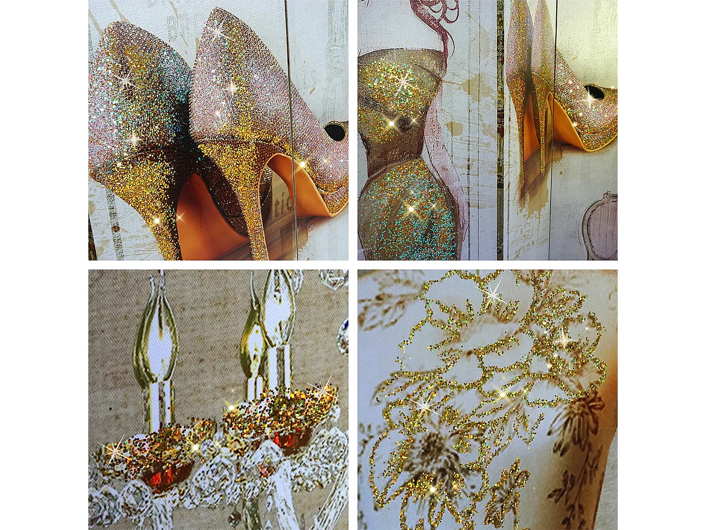 Pantalla de fotos retro,  180x120cm