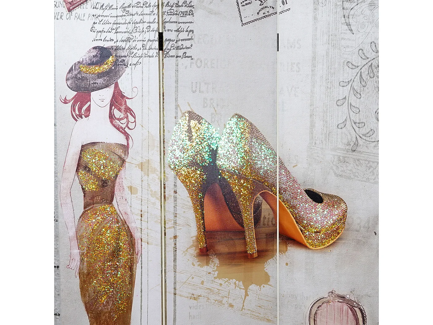 Paravent photo Retro,  180x120cm