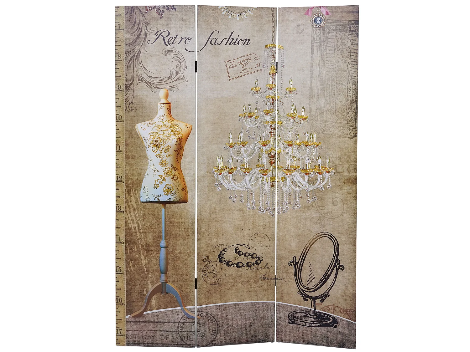 Paravent photo Retro,  180x120cm