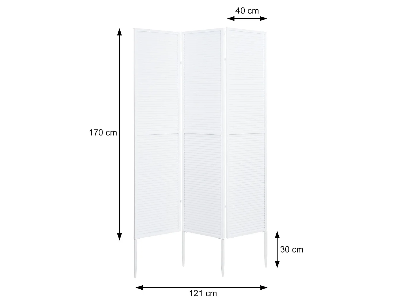Paravent de jardin MCW-J14,  noir