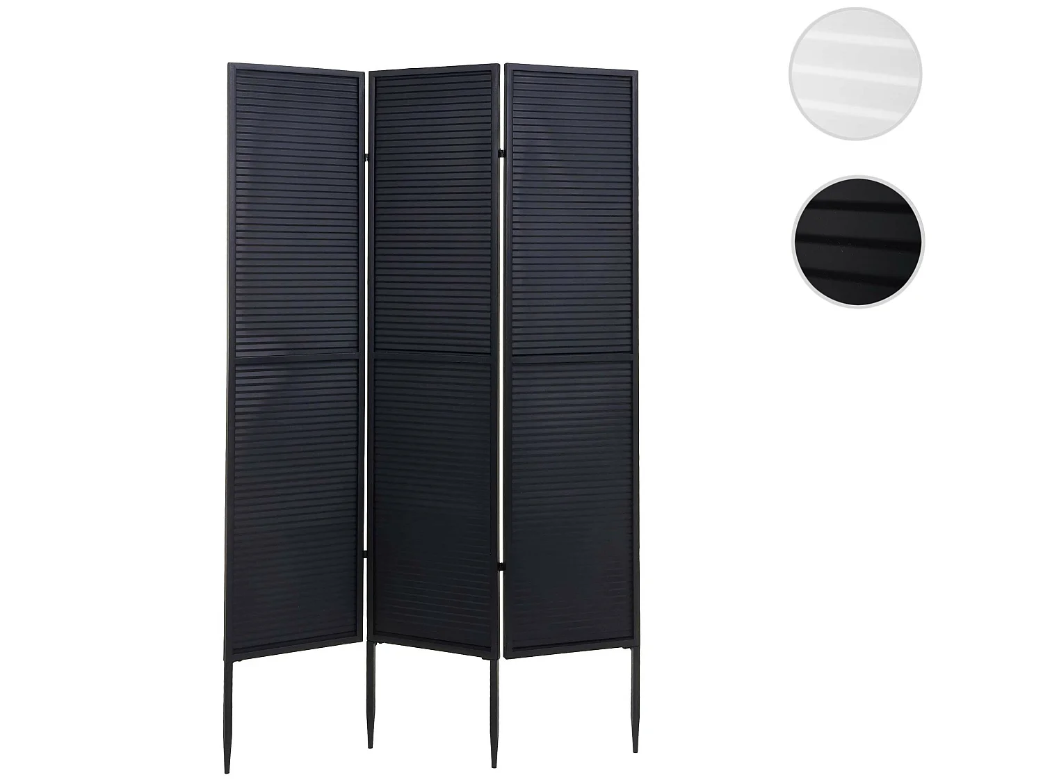 Paravent de jardin MCW-J14,  noir