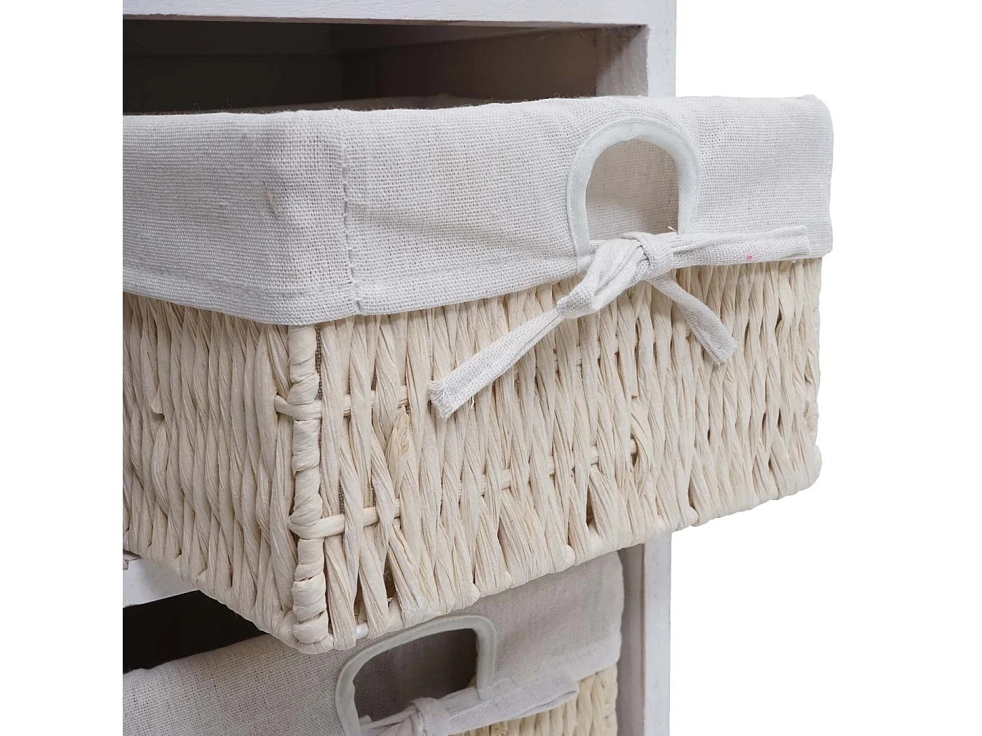 Cómoda de baño MCW-H20,  blanco desgastado