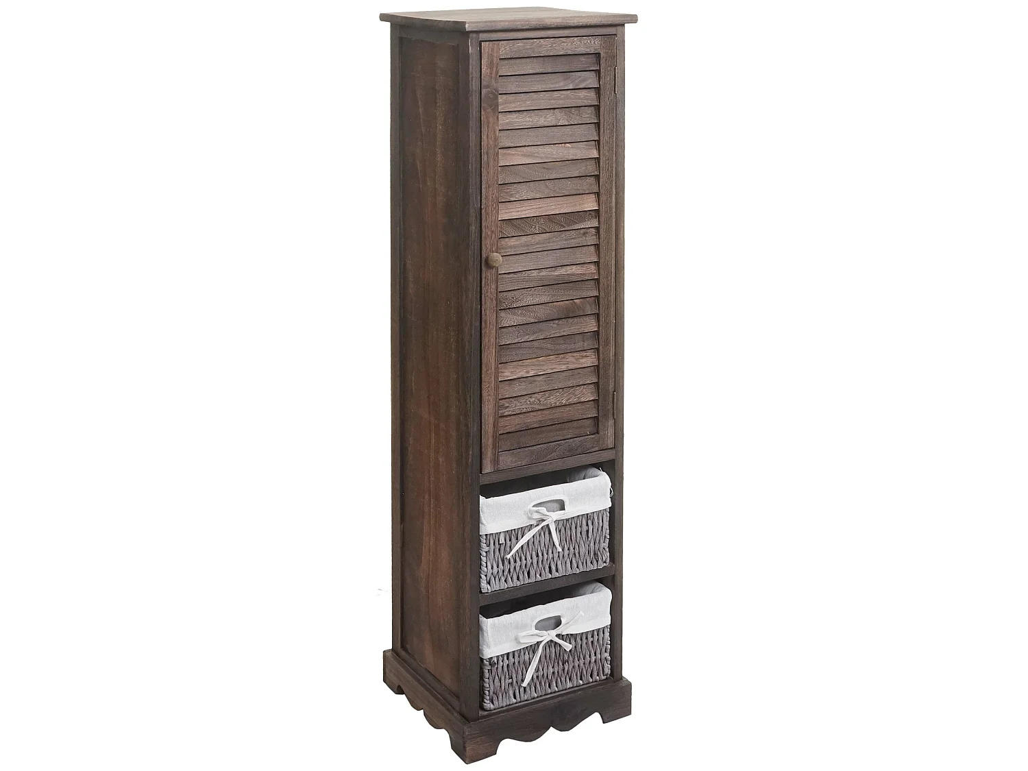 Mueble de baño MCW-H20,  marrón desgastado