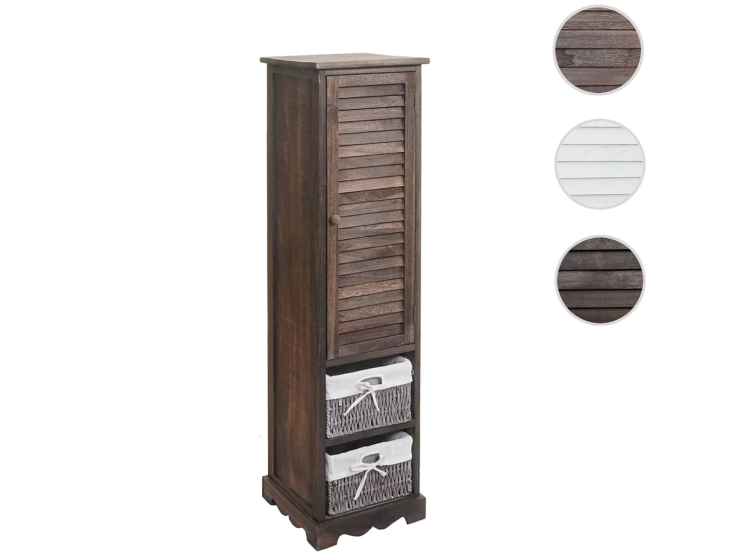 Mueble de baño MCW-H20,  marrón desgastado