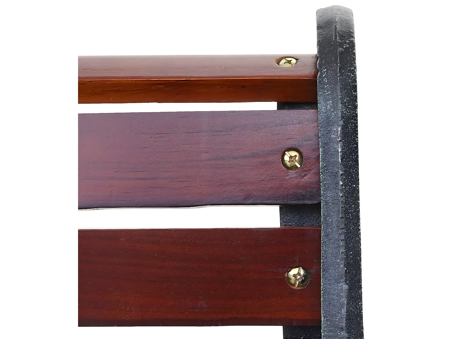 Banc de jardin MCW-F98 2 places,  2 places, 125cm marron